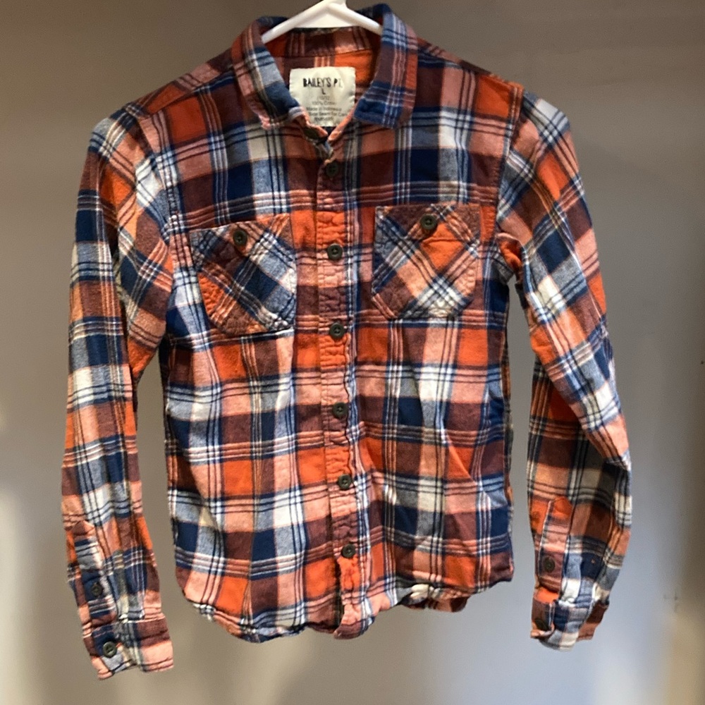 Boys L Flannel